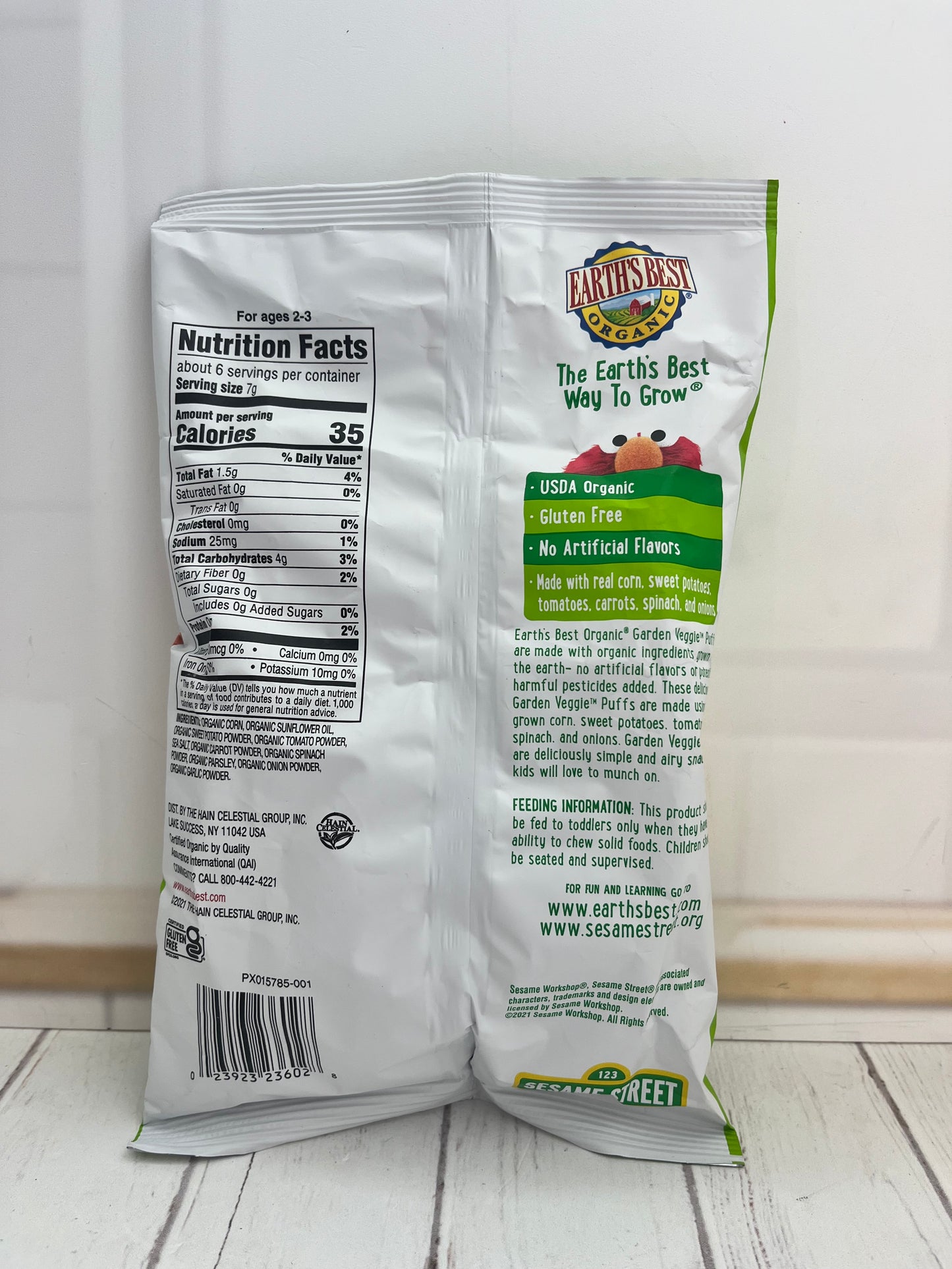 Puffs orgánicos Earth’s best