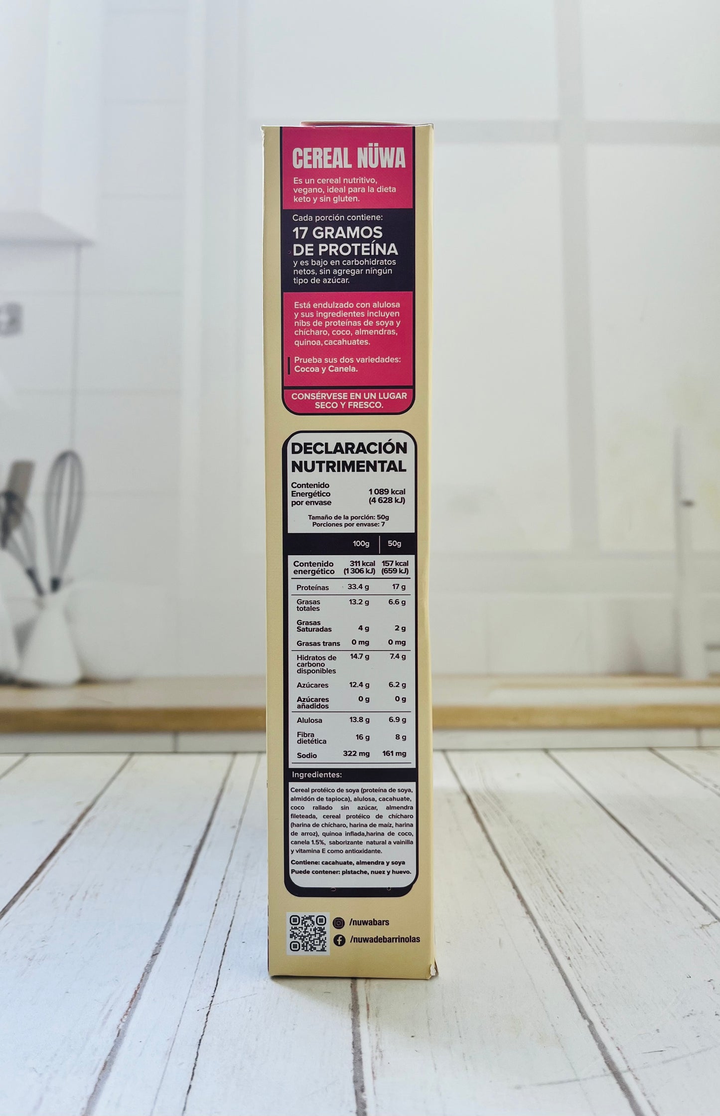 Cereal de quinoa NUWA canela