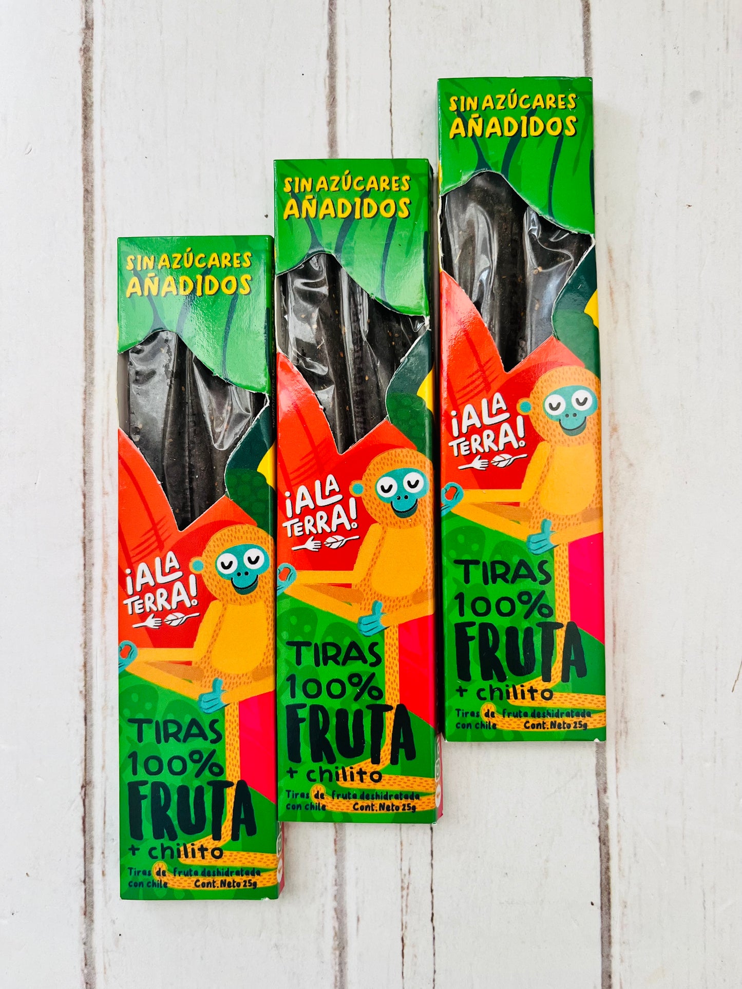 Tiras 100% Fruta con Chilito ALATERRA