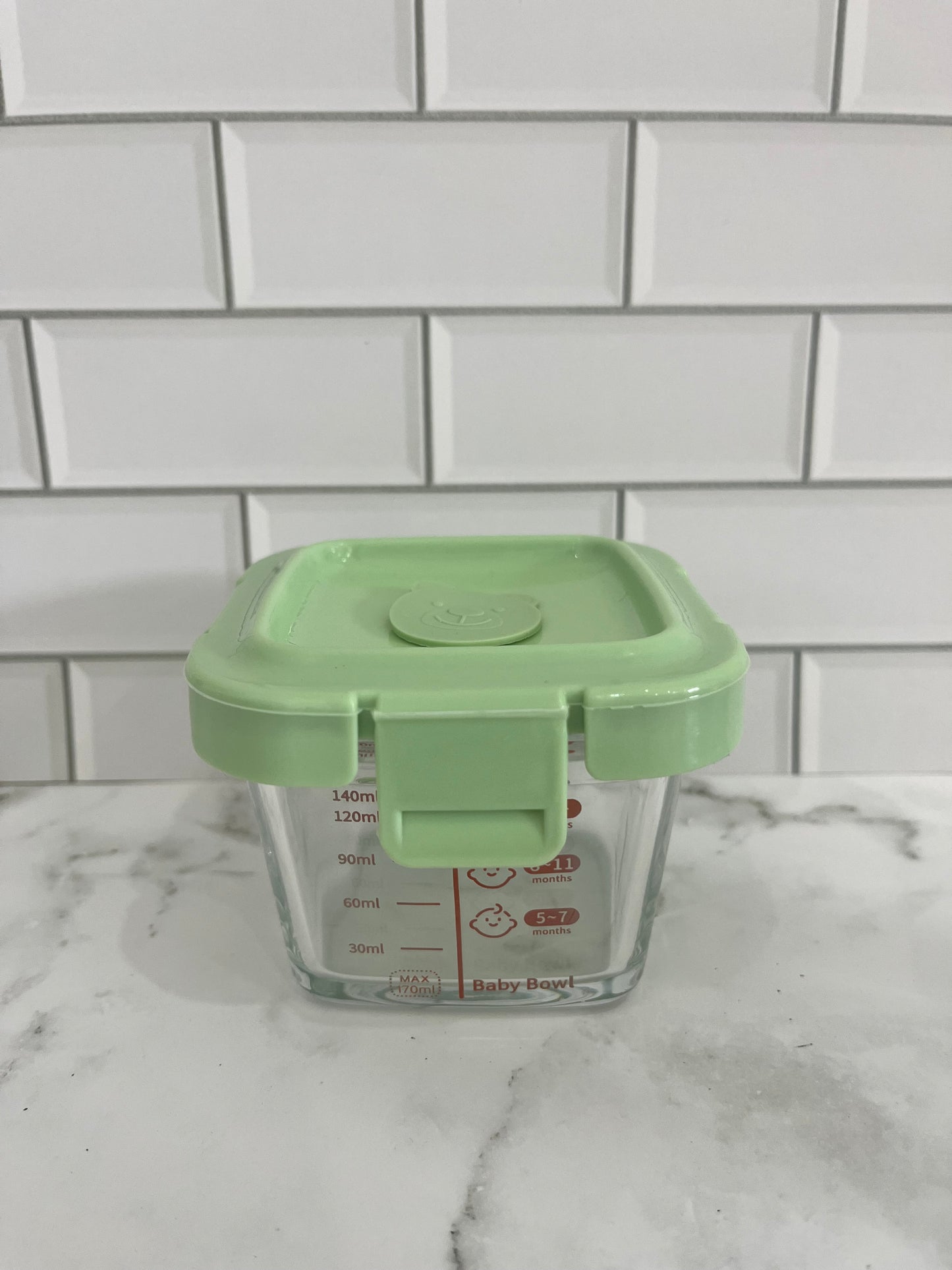 Contenedores de vidrio para almacenamiento de alimentos - Set de 3