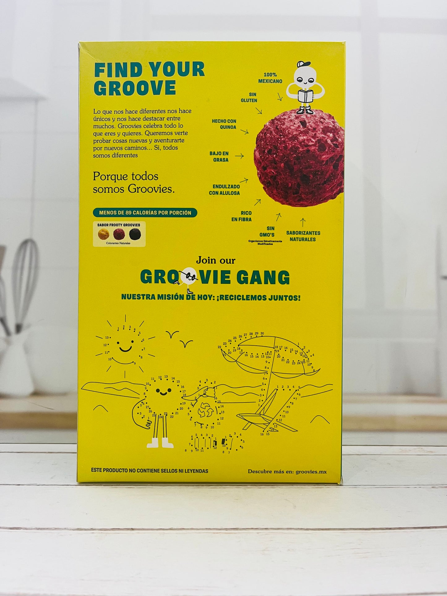 Cereal Quinoa GROOVIES sabor tropical frooty