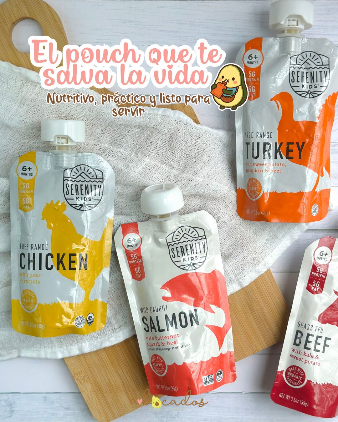 Papillas de proteína animal – Serenity Kids