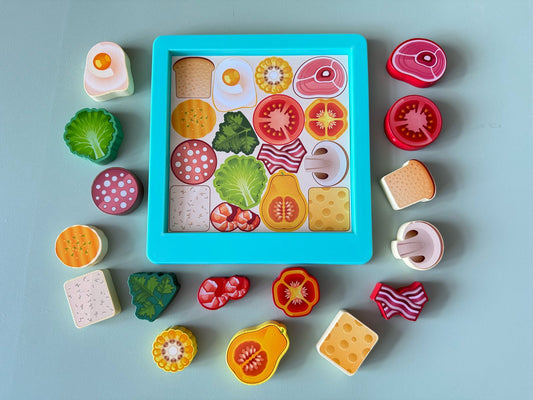 Rompecabezas Alimentos: Conoce los 5 Grupos