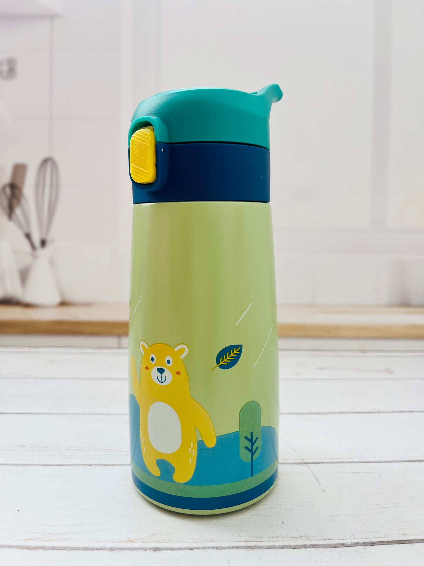 Termo acero inoxidable osito y conejita