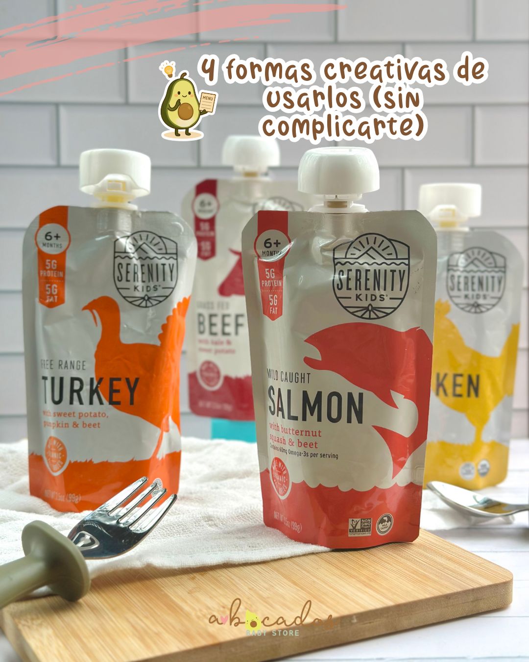 Papillas de proteína animal – Serenity Kids VALUE PACK