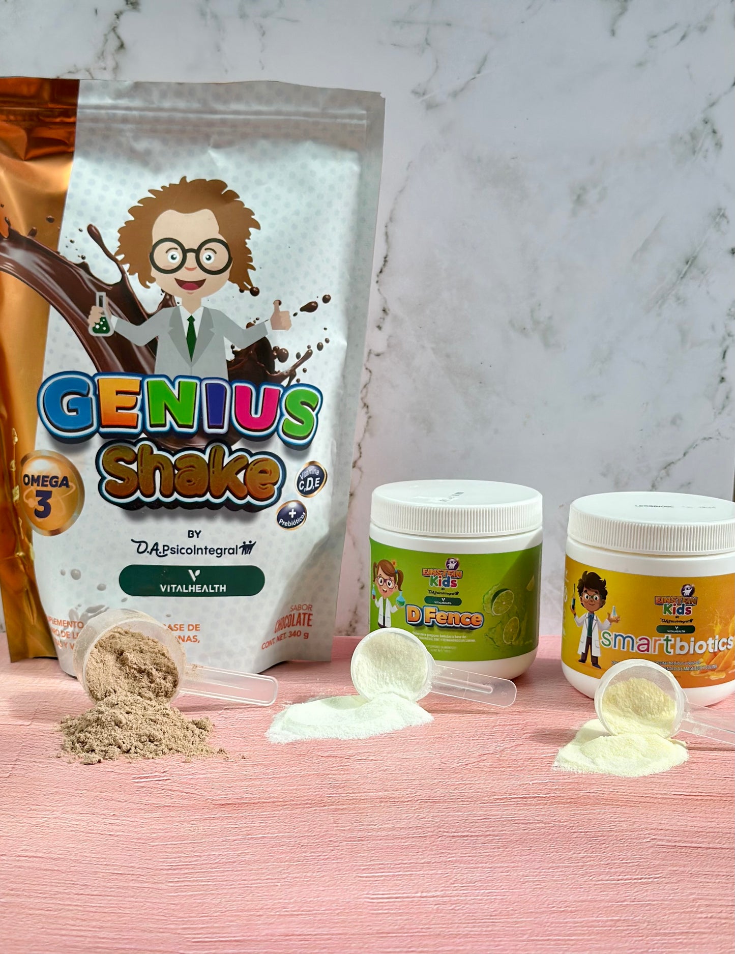 Kit Einstein kids  3 suplementos nutricionales para niños