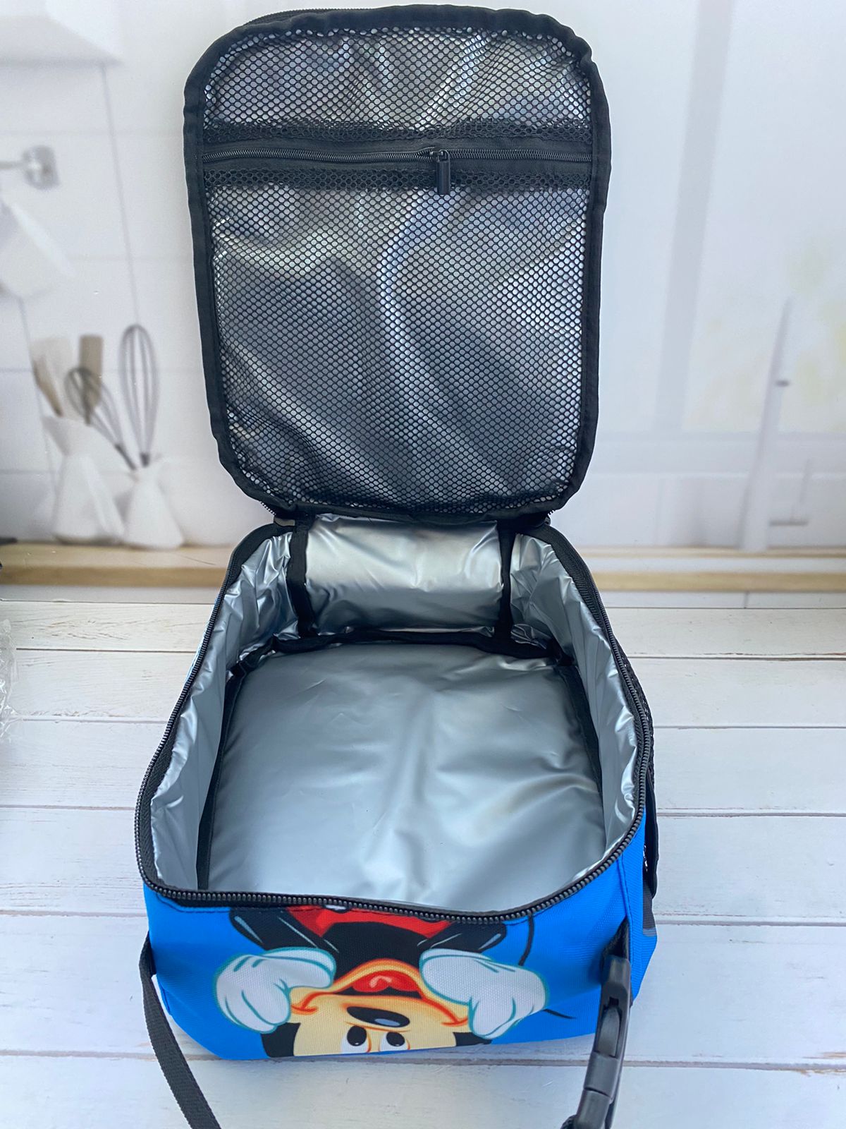 Lonchera térmica tipo mochila Minnie y Mickey