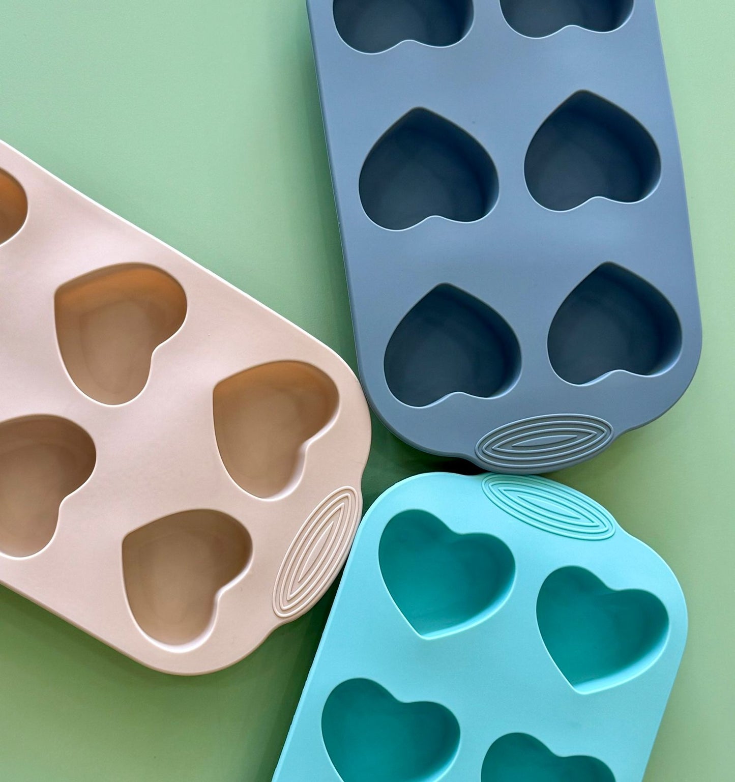 Moldes silicona para muffins