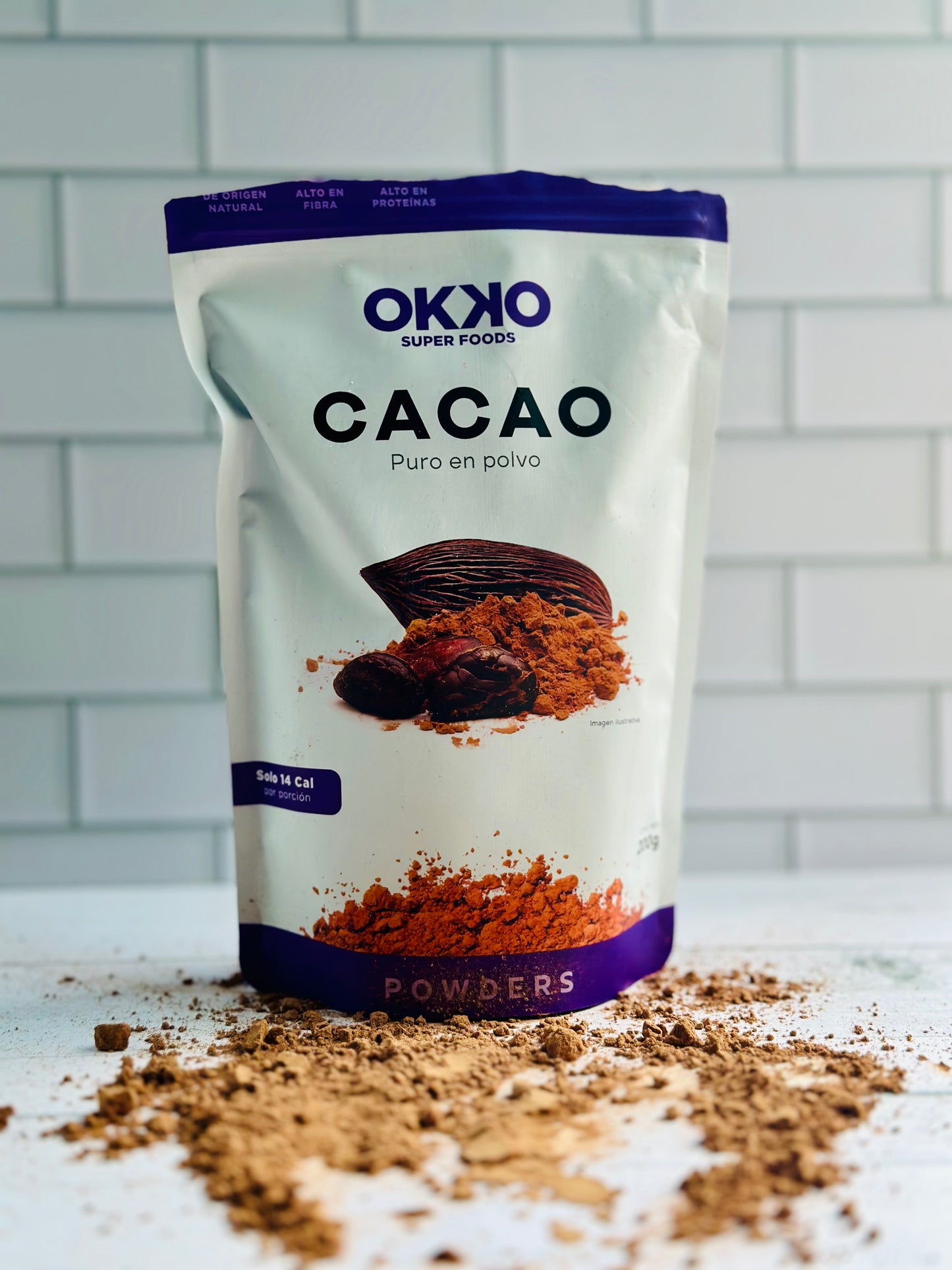 Cacao puro en polvo OKKO 200g