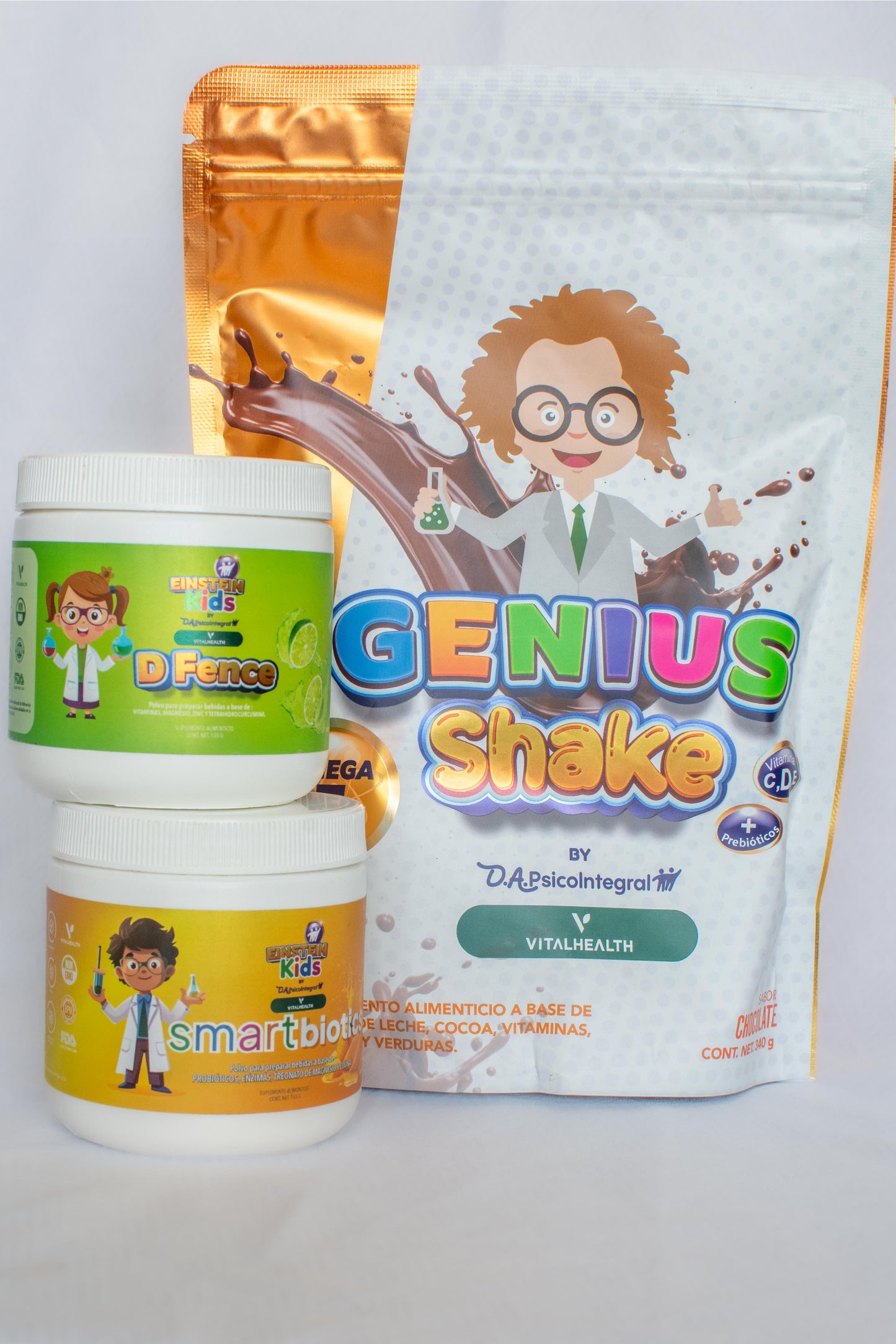 Kit Einstein kids  3 suplementos nutricionales para niños