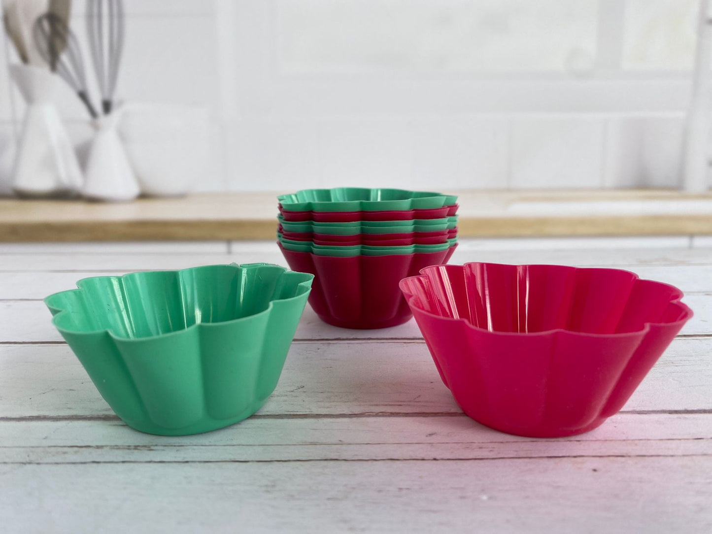 Capacillos silicona "Flor"