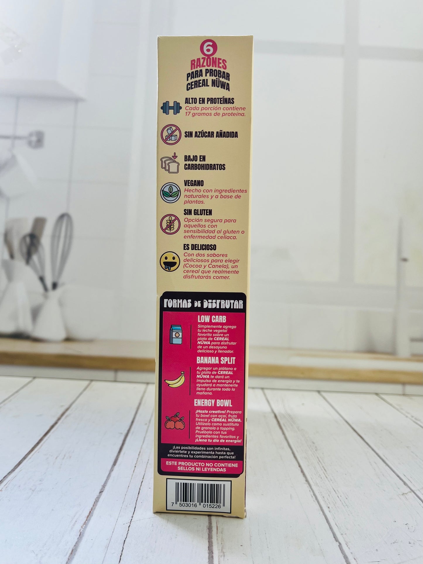 Cereal de quinoa NUWA canela