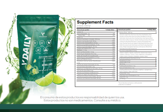 V-Daily multivitamínico con probióticos e inositol