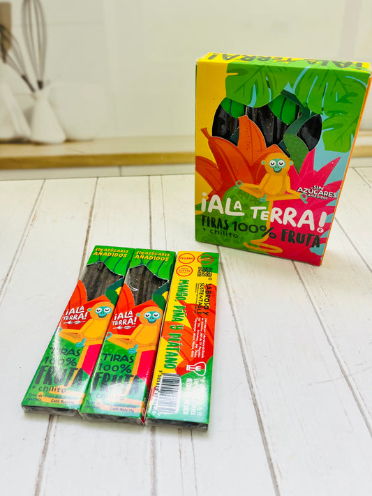 Tiras 100% Fruta con Chilito ALATERRA