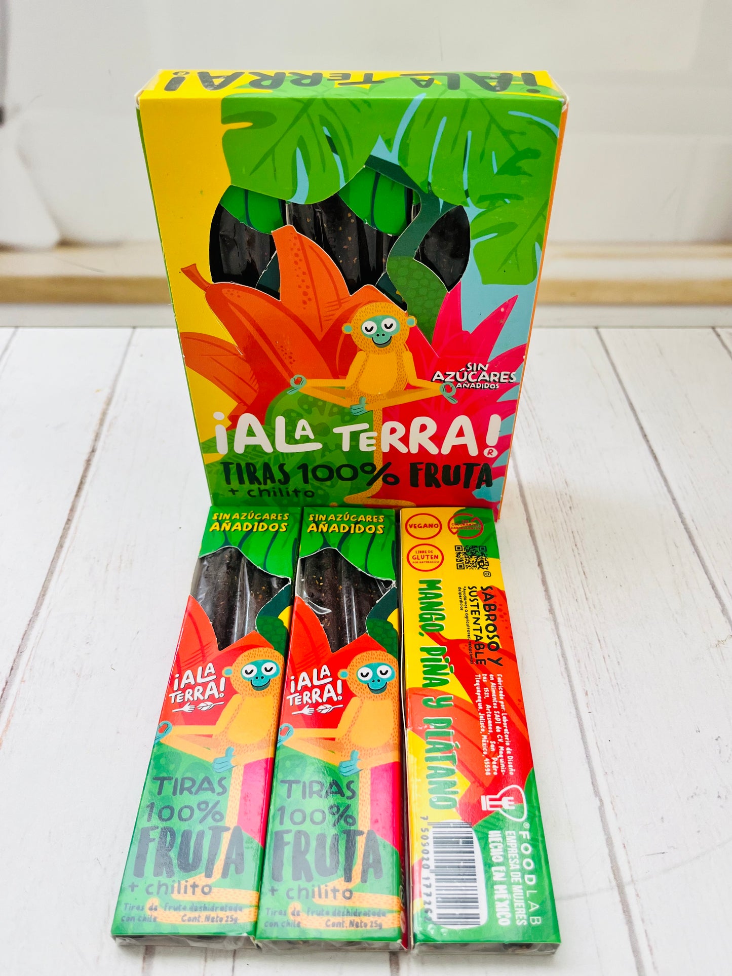 Tiras 100% Fruta con Chilito ALATERRA