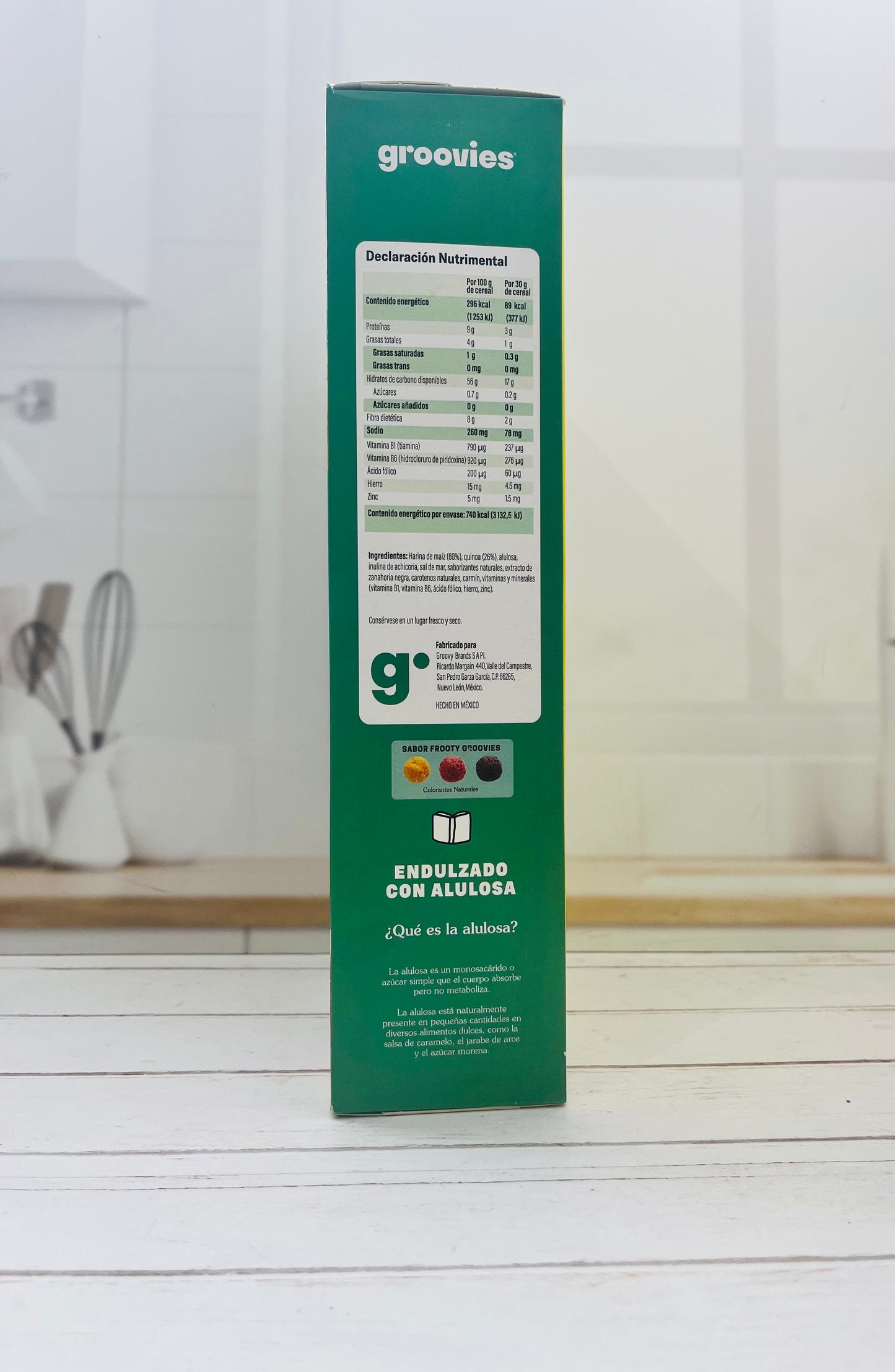 Cereal Quinoa GROOVIES sabor tropical frooty