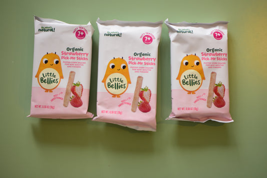 Palitos Pick-Me de Fresa Orgánica – Little Bellies