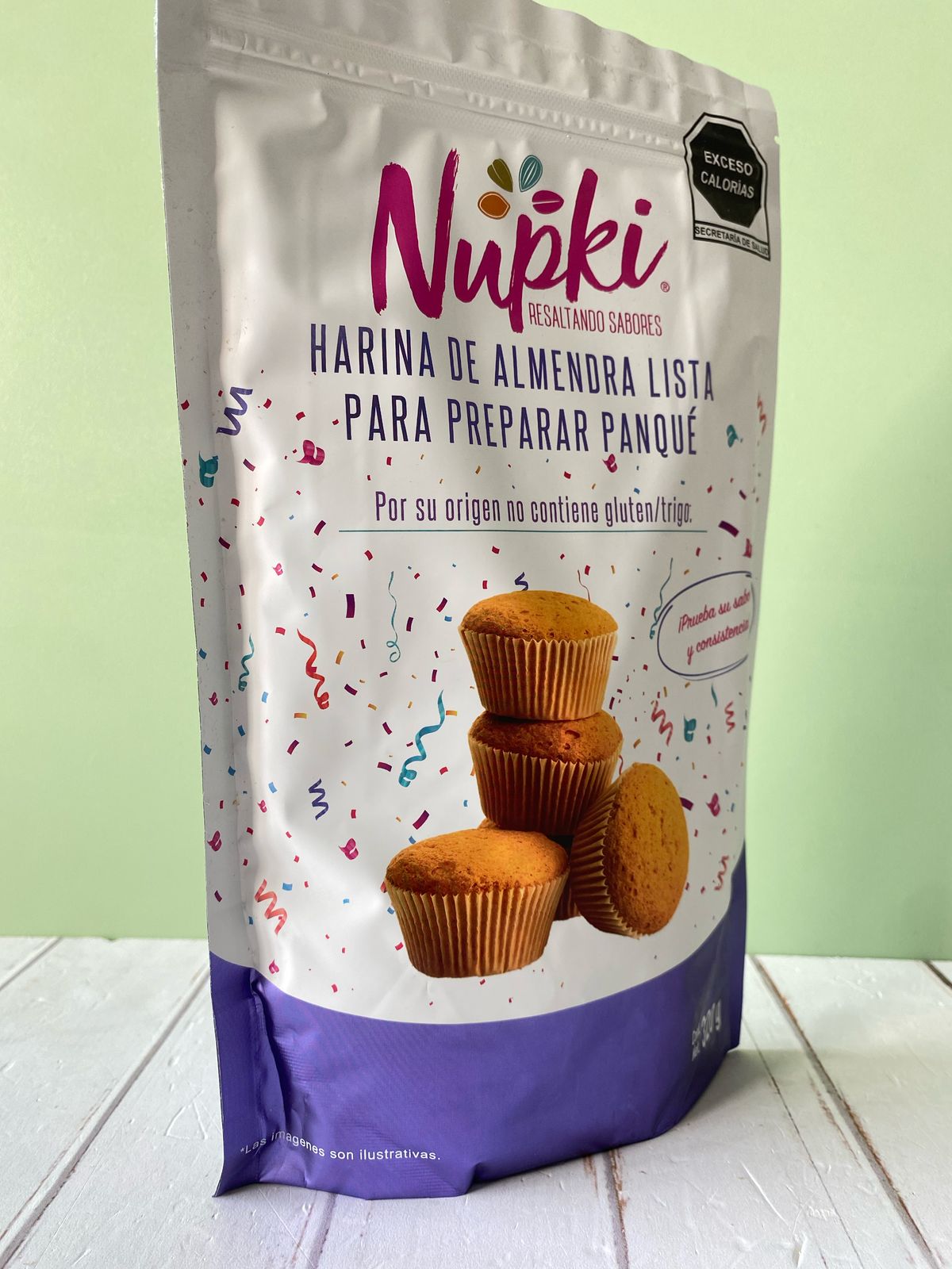 Harina de almendra para muffins