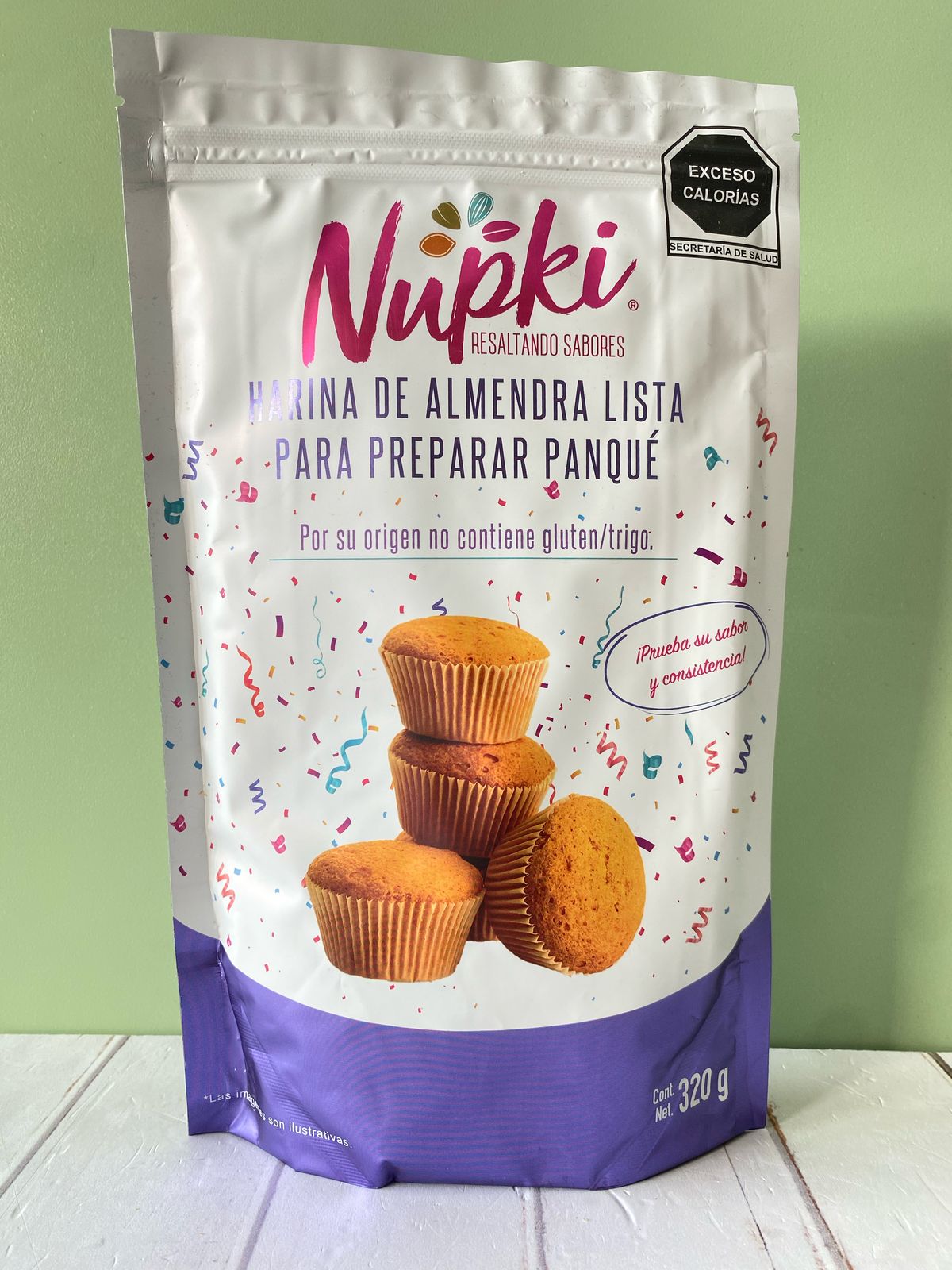 Harina de almendra para muffins