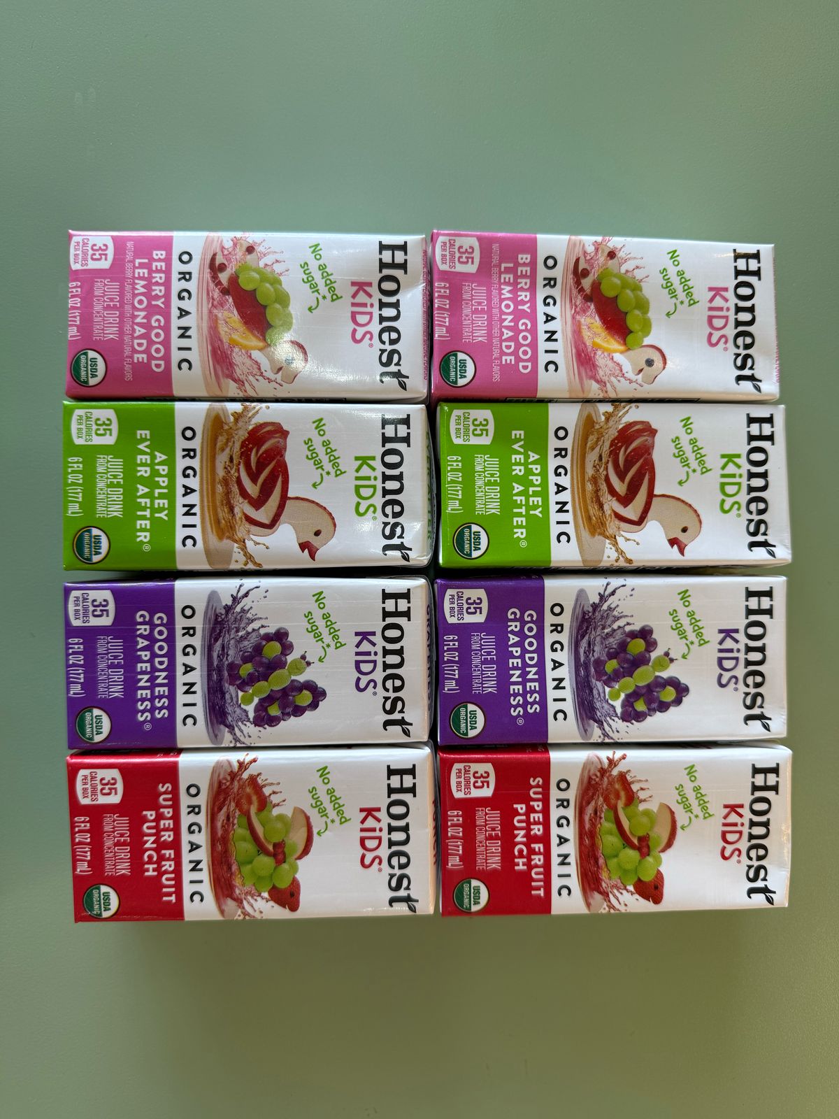 Jugos Orgánicos sin azúcar Honest Kids