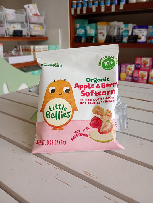 Little Bellies Organic Apple & Berry Softcorn – 8 g