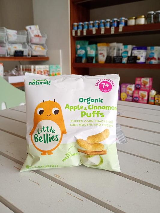 Little Bellies Organic Apple & Cinnamon Puffs – 12 g