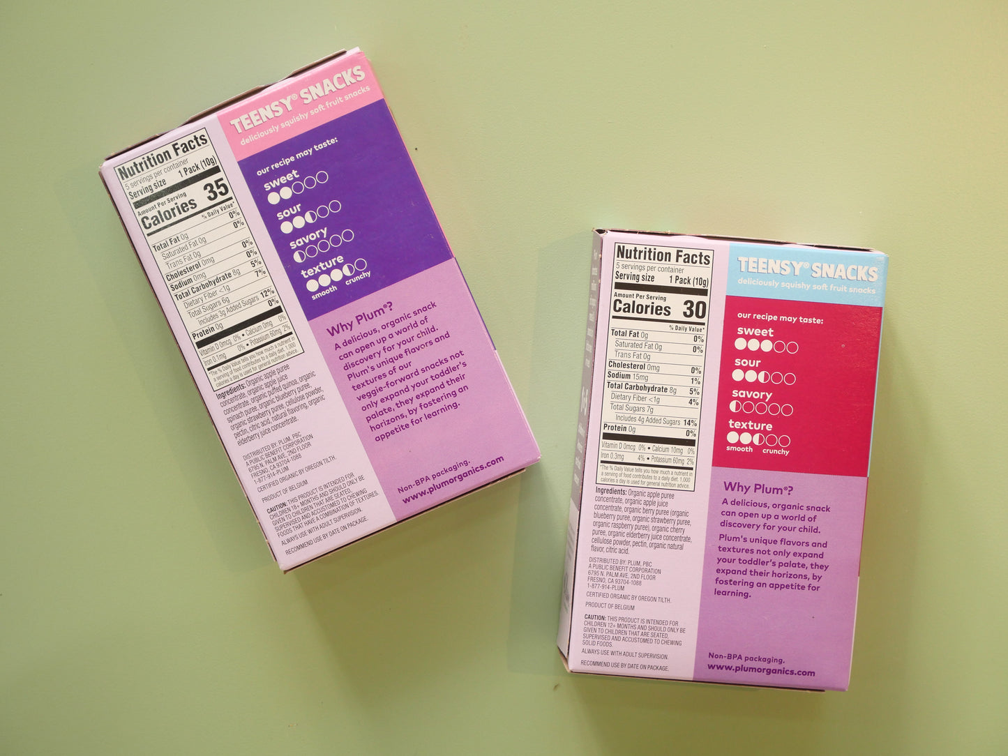 Plum Teensy Snacks – Berry & Mixed Berry
