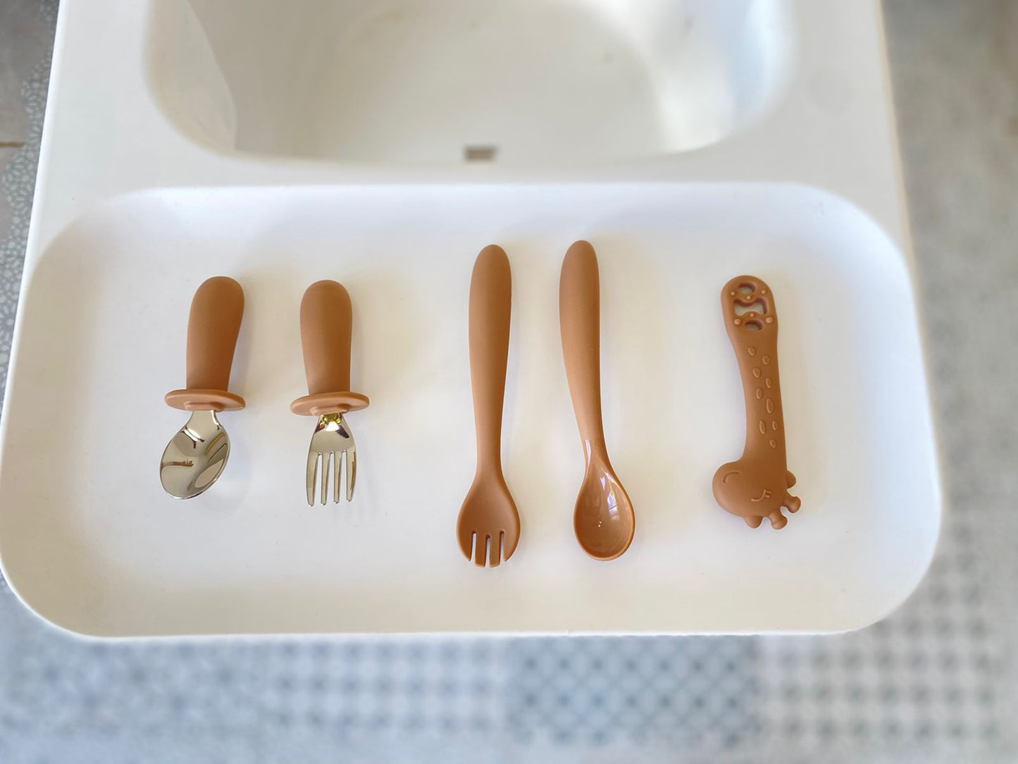 Set de cubiertos 3 etapas