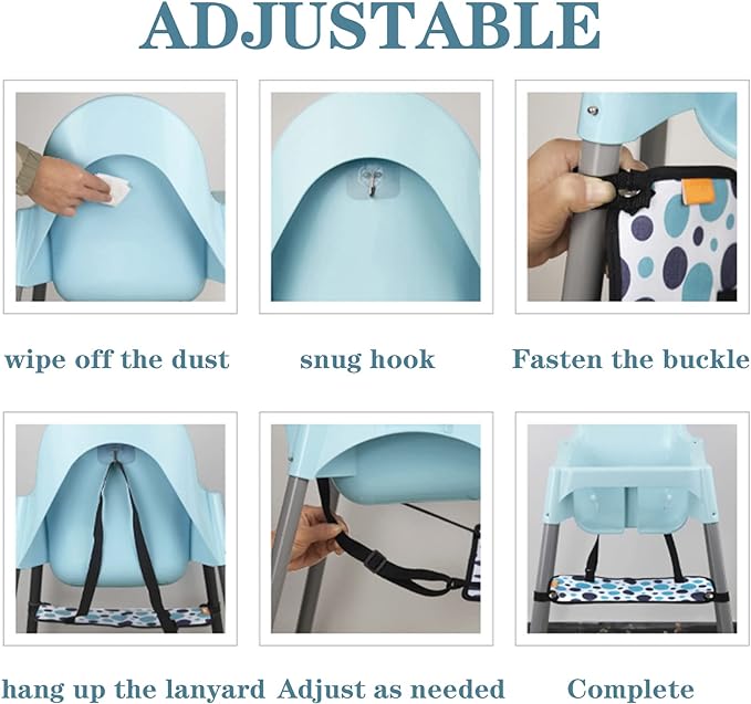 Soporte  para  pies silla alta infantil