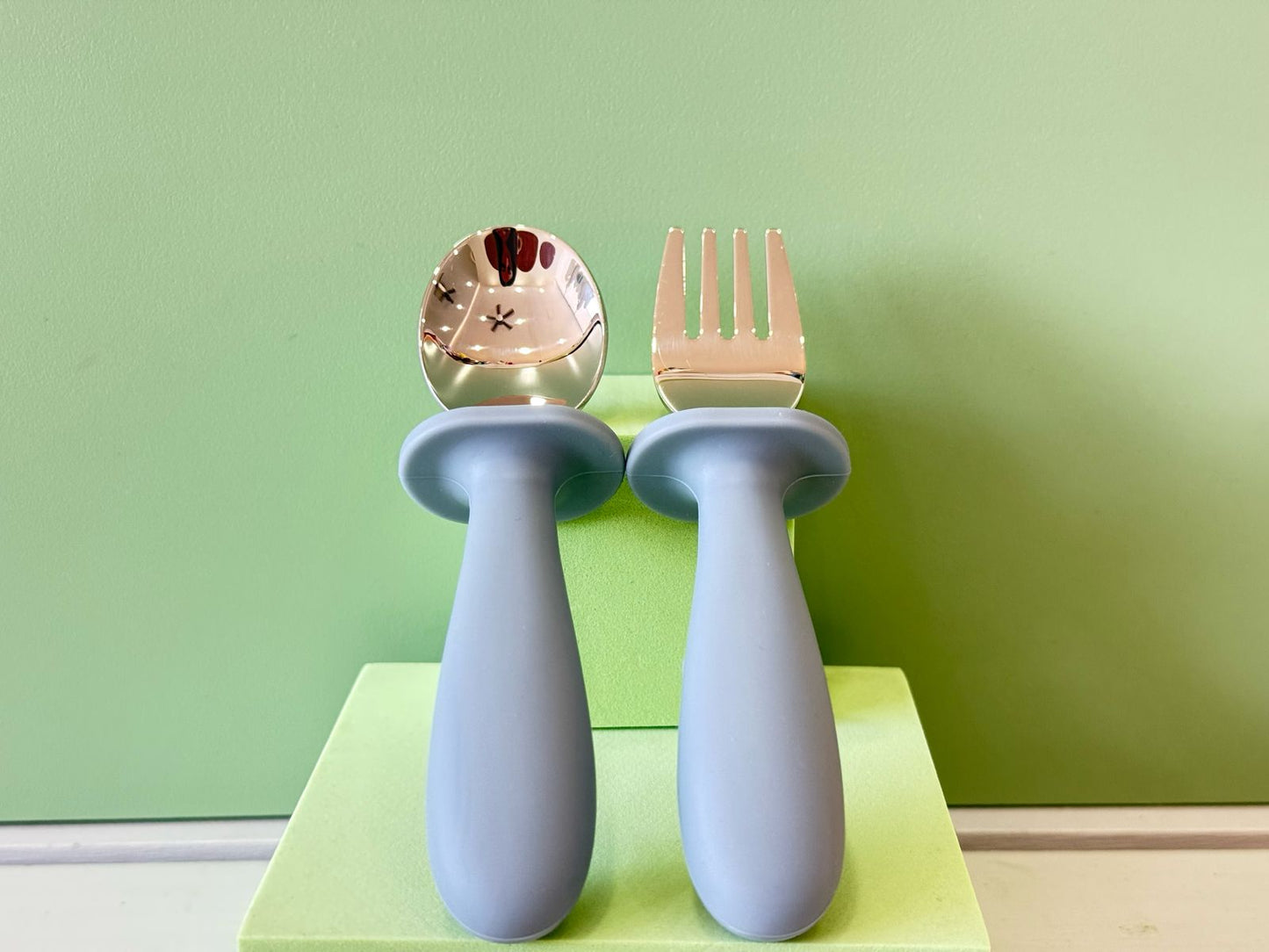 Set de utensilios infantil acero inoxidable