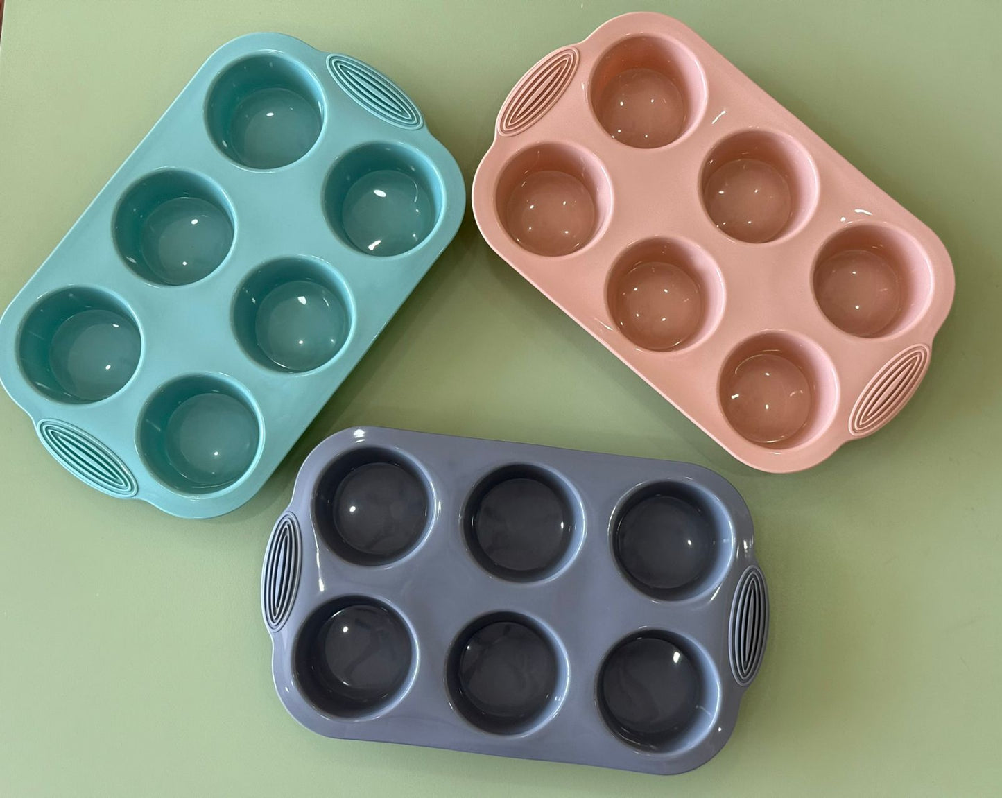 Moldes silicona para muffins