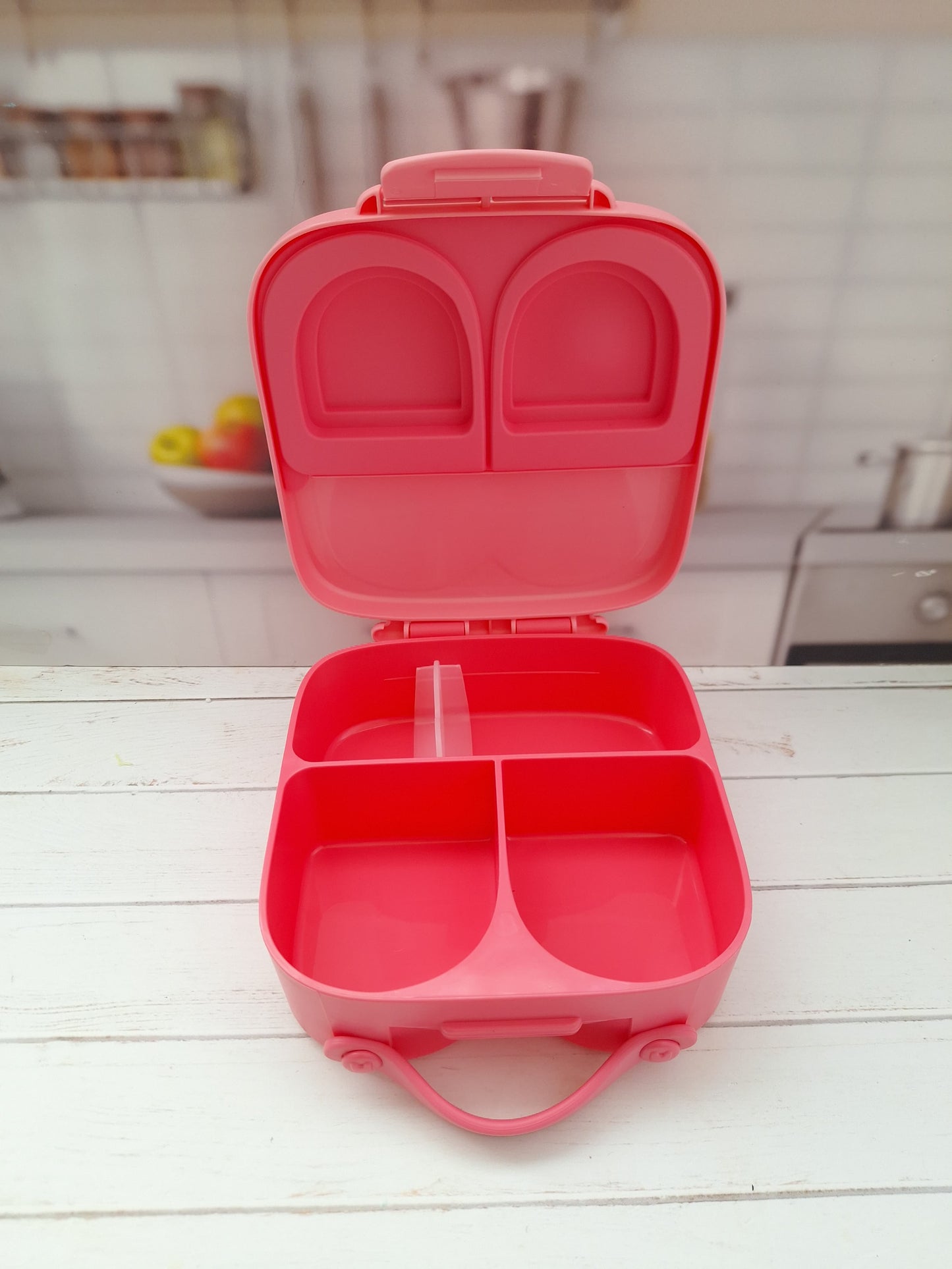 Lonchera tipo Bento Box carita de conejo