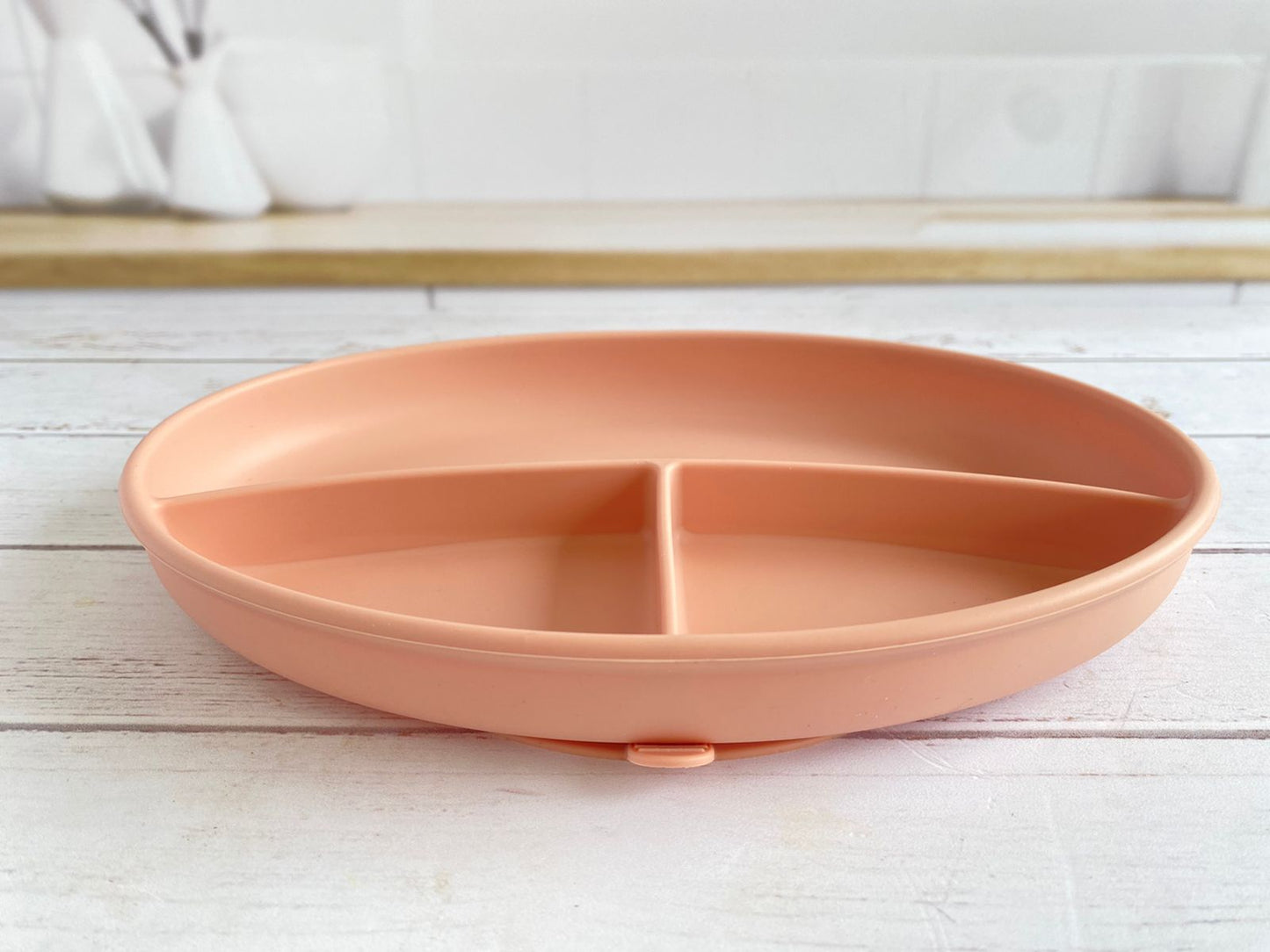 Plato plano con divisiones