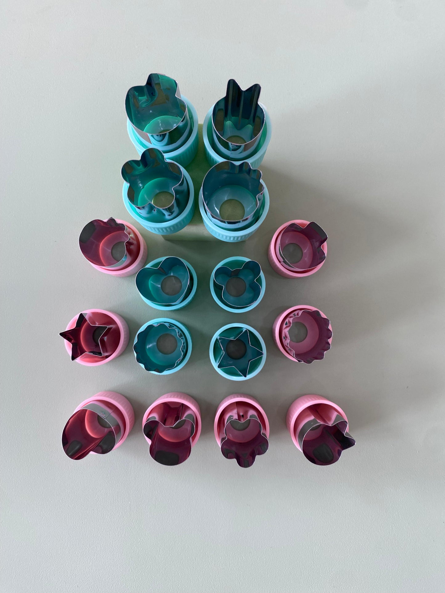 Cortadores de fruta set 8 piezas