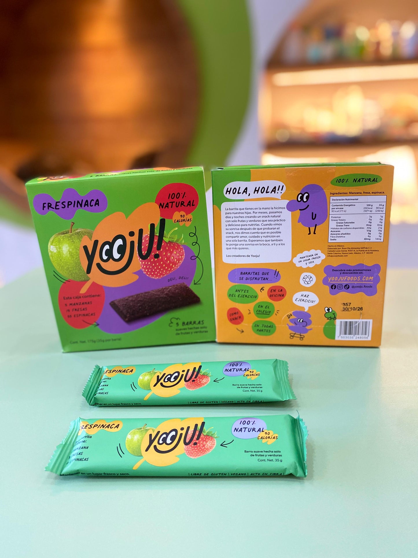 YOOJU! Barritas de fruta natural