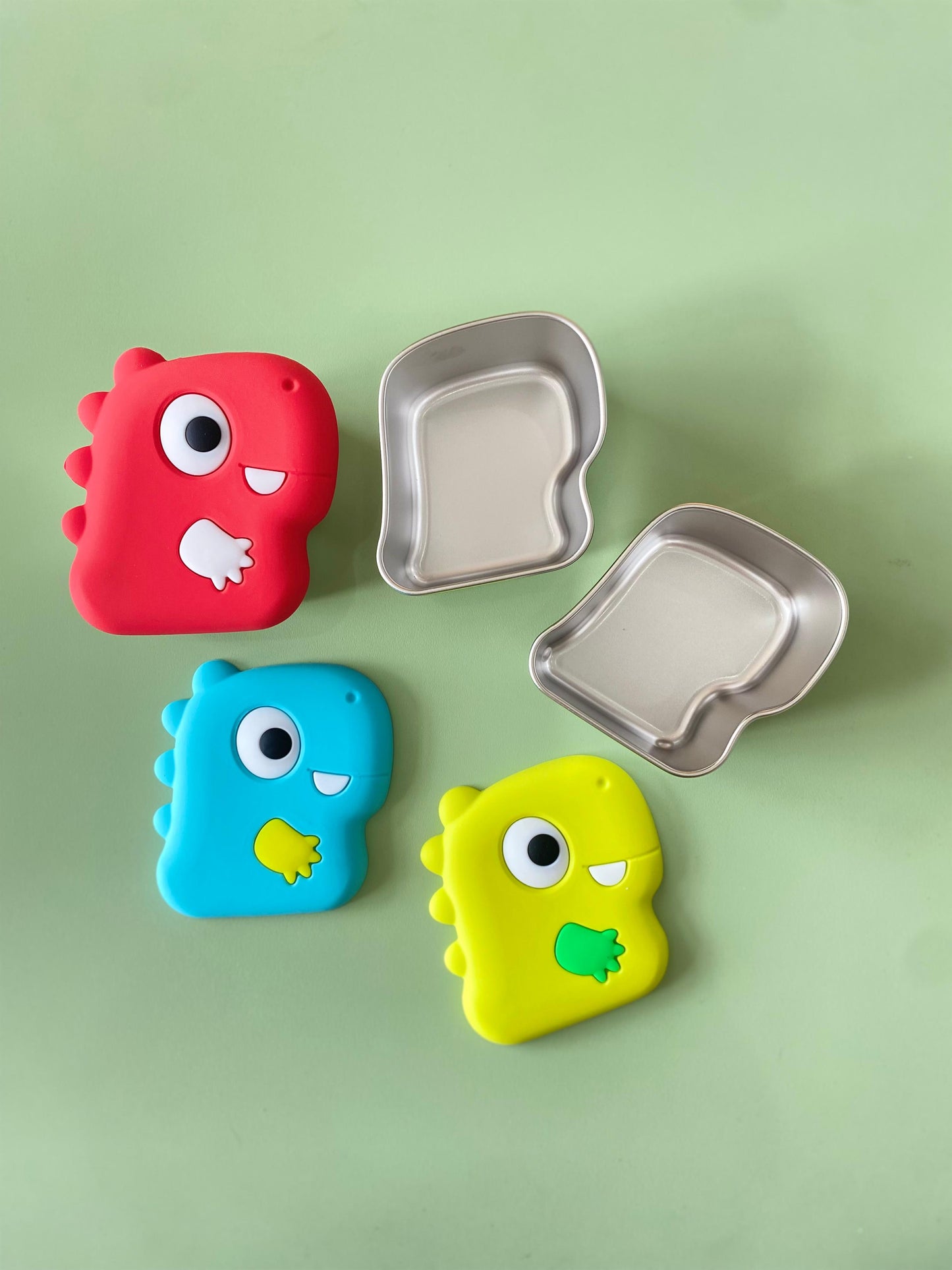 Dino Fun 3 pack Contenedores de Acero Inoxidable 9 oz