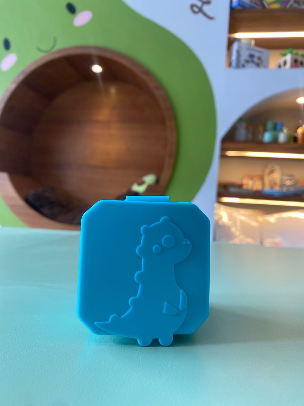 Contenedores silicona con tapa "Dinosaurio"