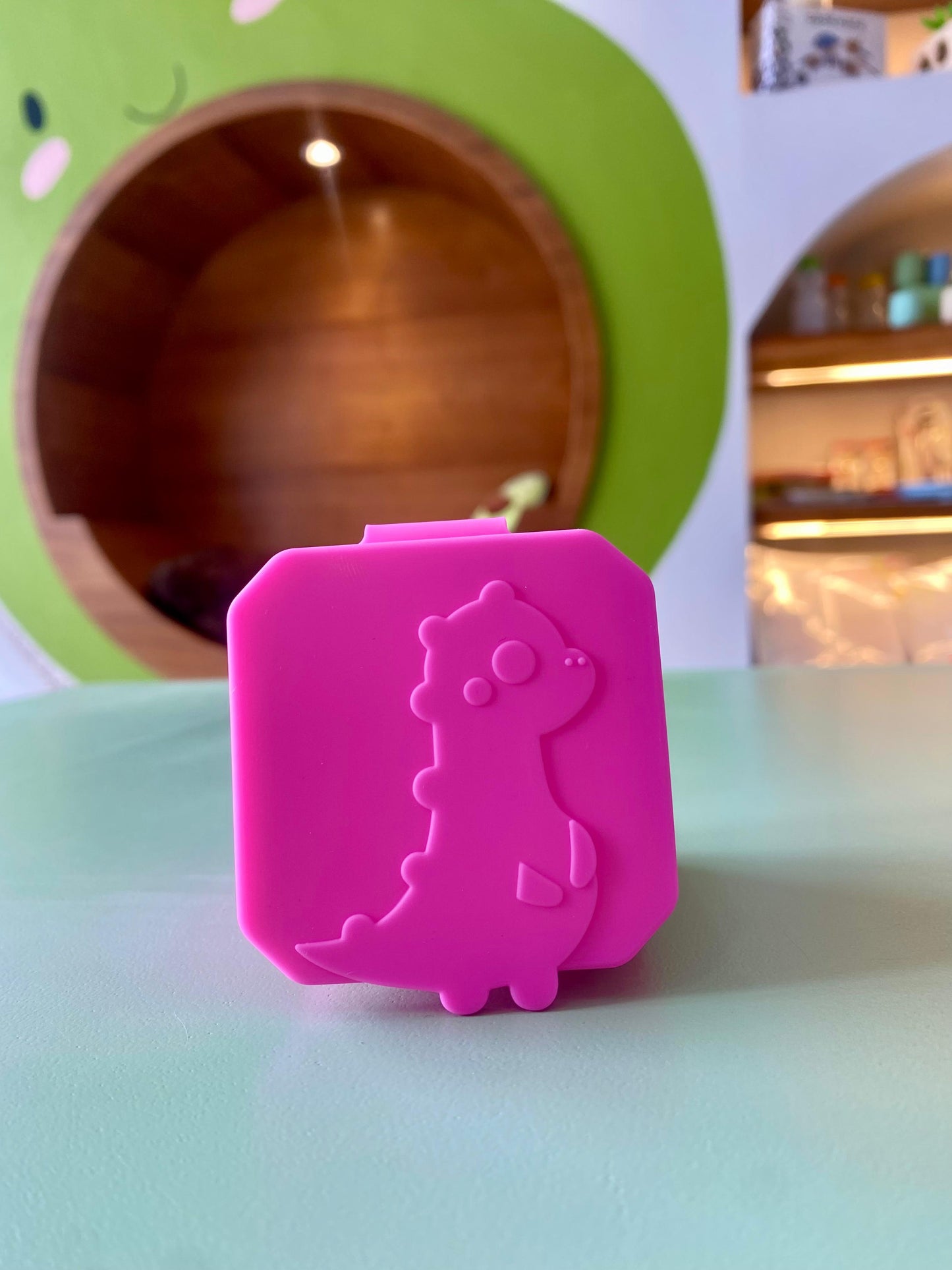 Contenedores silicona con tapa "Dinosaurio"