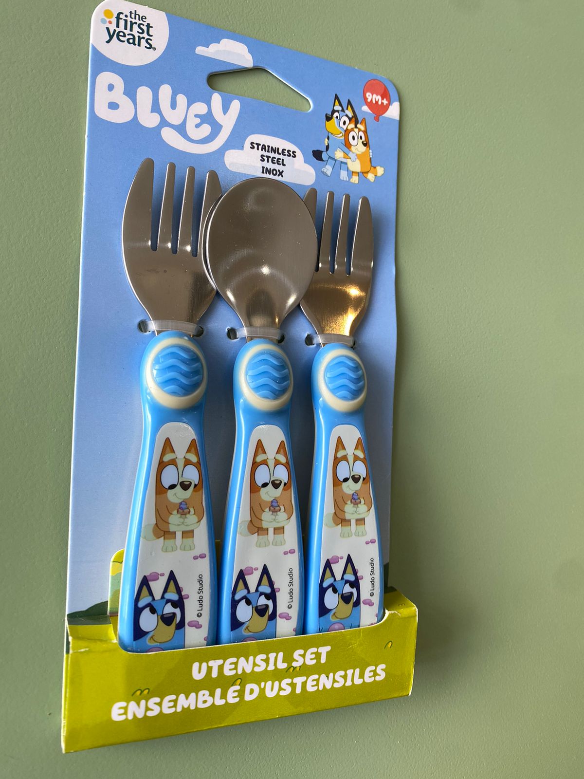 JUEGO DE CUBIERTOS DE BLUEY