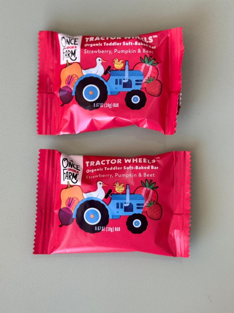 Galletas suaves Tractor Wheels – Once Upon A Farm galletas individuales