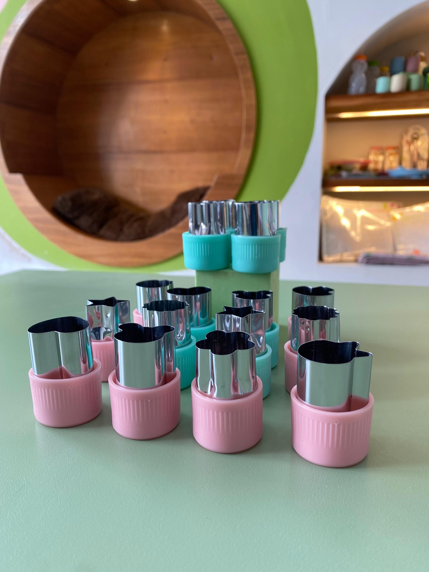 Cortadores de fruta set 8 piezas