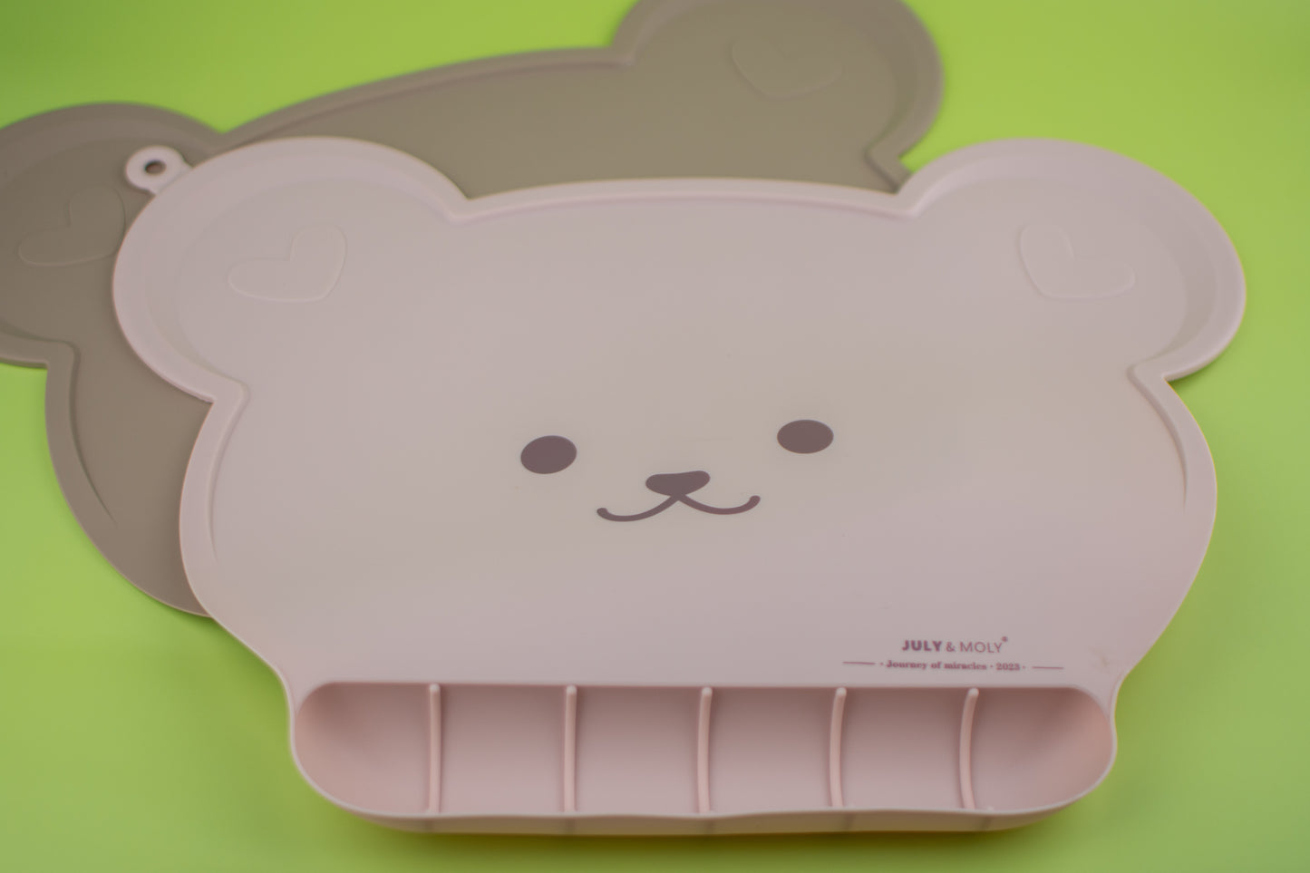 Mantel de Silicona para Bebés y Niños Pequeños – Forma de Osito
