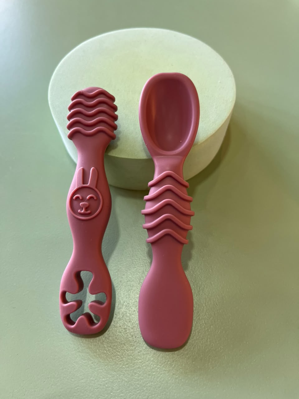 Set de 2 Cucharas Sensoriales de Silicón