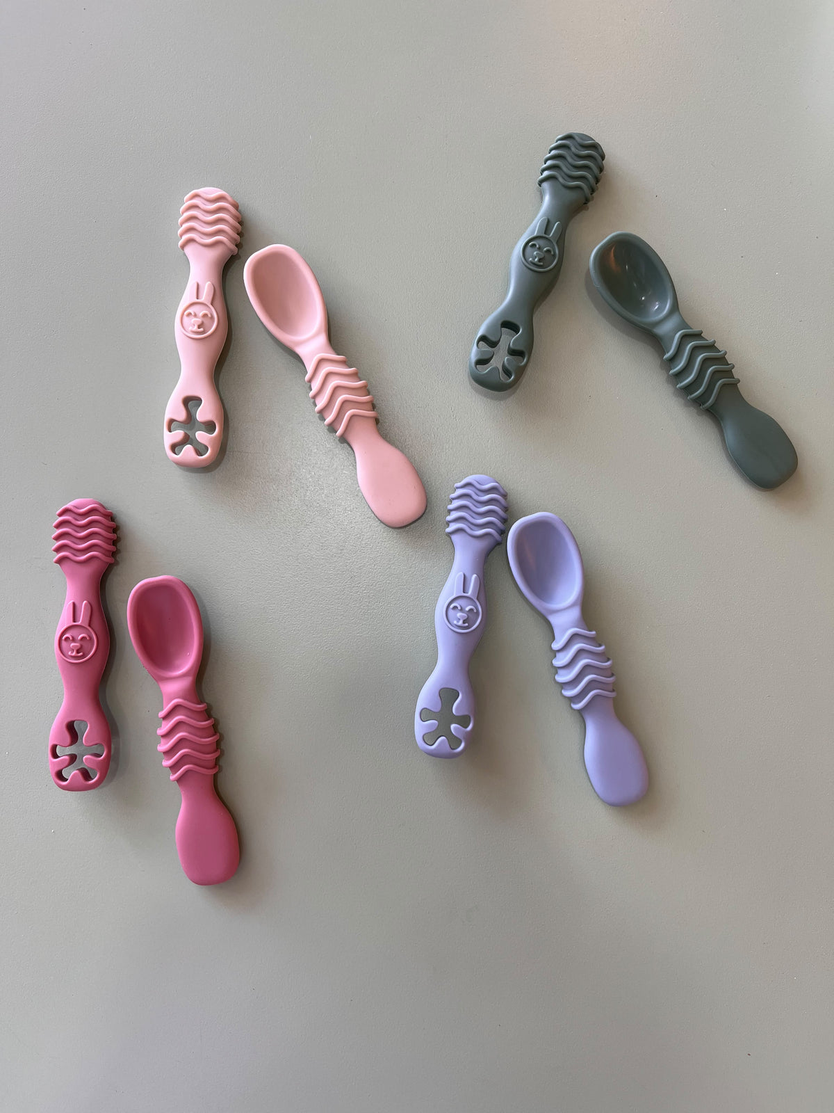 Set de 2 Cucharas Sensoriales de Silicón