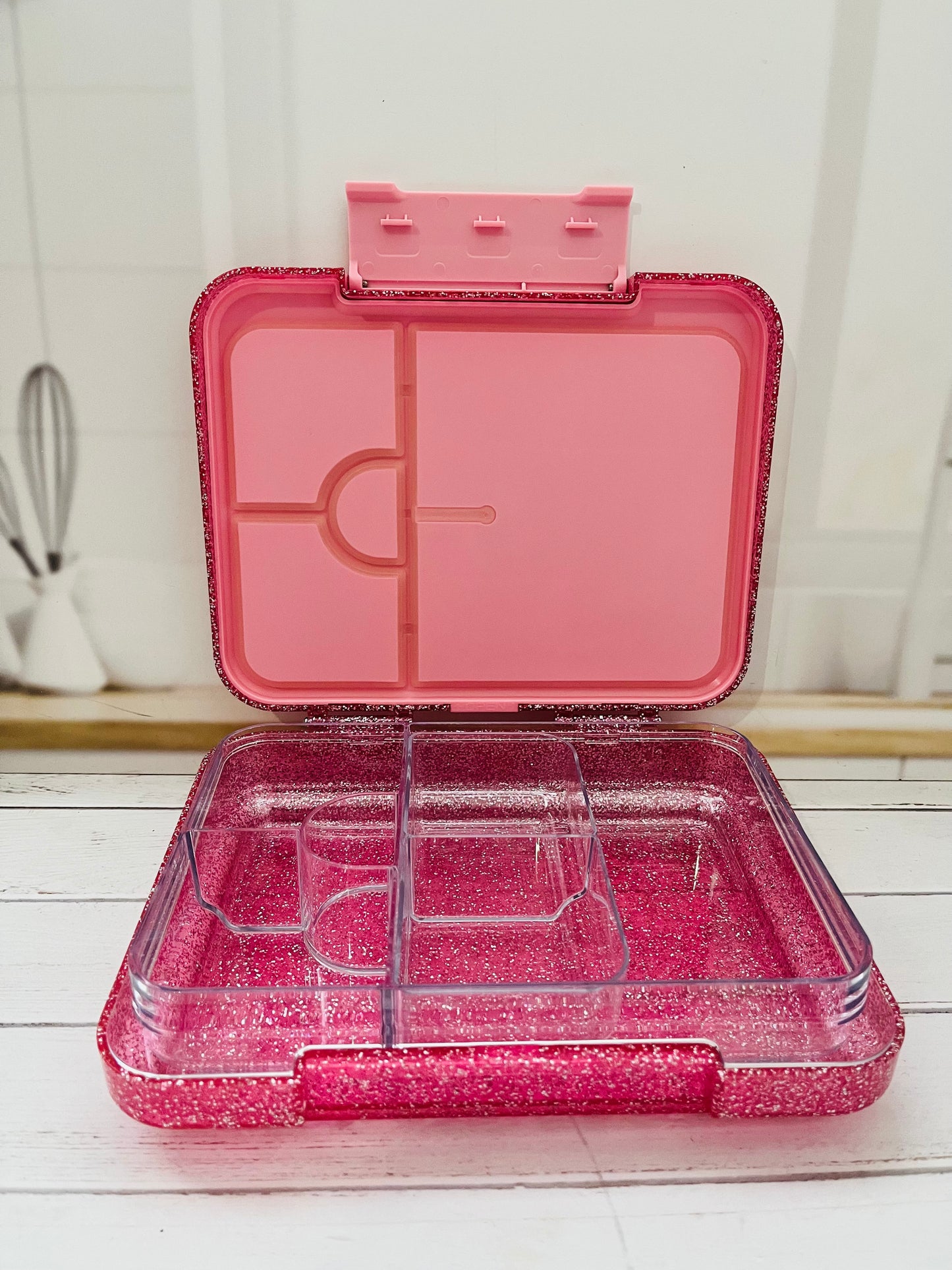 Lonchera Glitter tipo Bento box