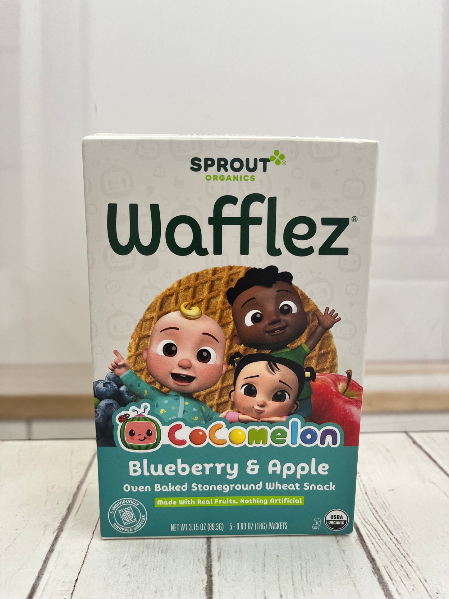 Wafflez orgánicos SPROUT - cocomelon