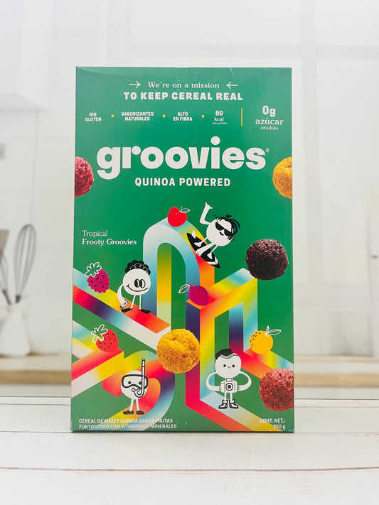 Cereal Quinoa GROOVIES sabor tropical frooty