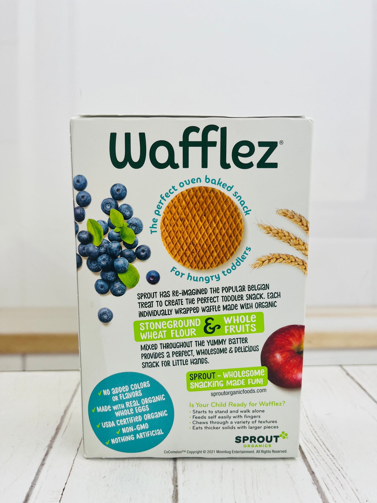 Wafflez orgánicos SPROUT - cocomelon