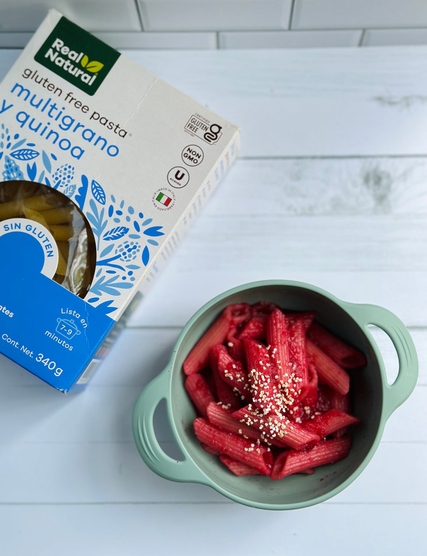 Pasta gluten free de quinoa y multigrano