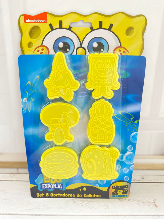 Cortadores de Galletas "Bob esponja"